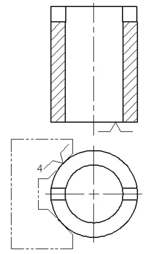 套筒夹具的详细尺寸图 解决铣槽问题